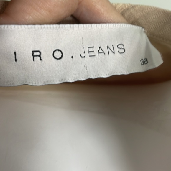 IRO Mayra Monocrome Checkered Plaid V Neck Blouse - Picture 10 of 14